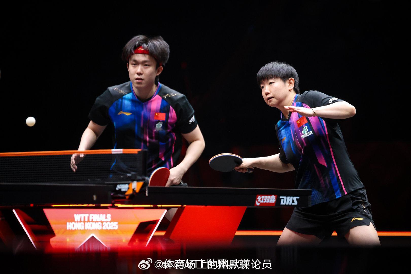 混双半决赛王楚钦/孙颖莎(CHN)3-0松岛辉空/张本美和(JPN)【11-6，