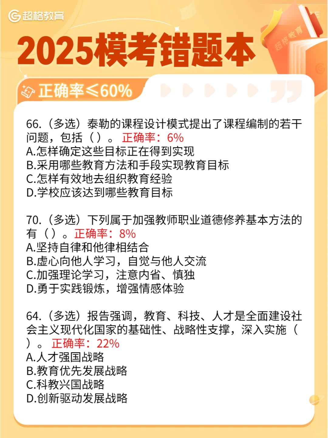 CG错题本 ❗ 建议所有2025考编人都刷一遍