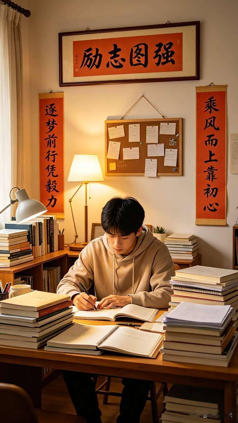 人生路上，唯有脚踏实地、咬牙坚持，方能不负时光、成就自己。
 
对联
 上联：逐