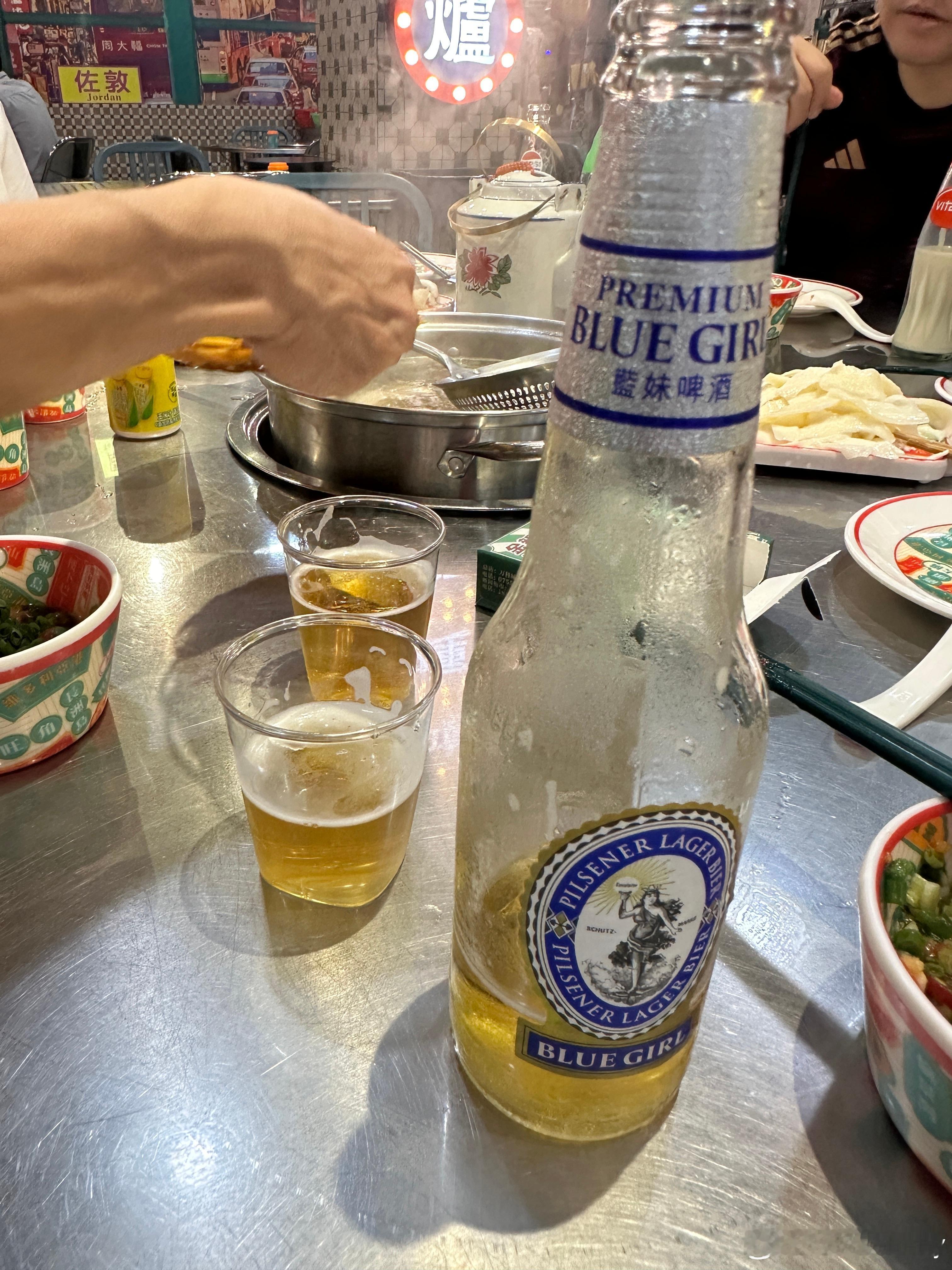地道潮汕牛肉必须配蓝妹[爱你]  ​​​