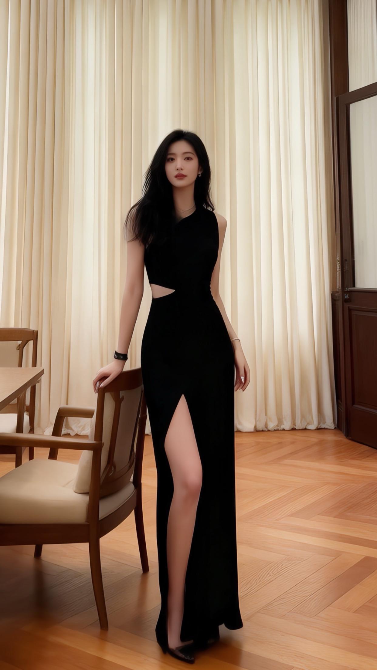 今日穿搭look 小黑裙 简约穿搭 高级感穿搭 超a夏日穿搭