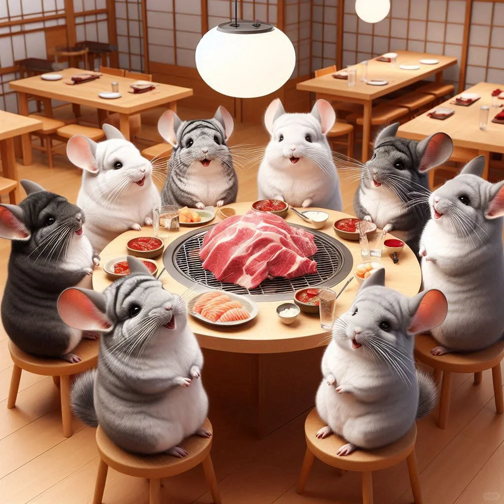 龙猫阿呆阿瓜今天是团建鼠🐭