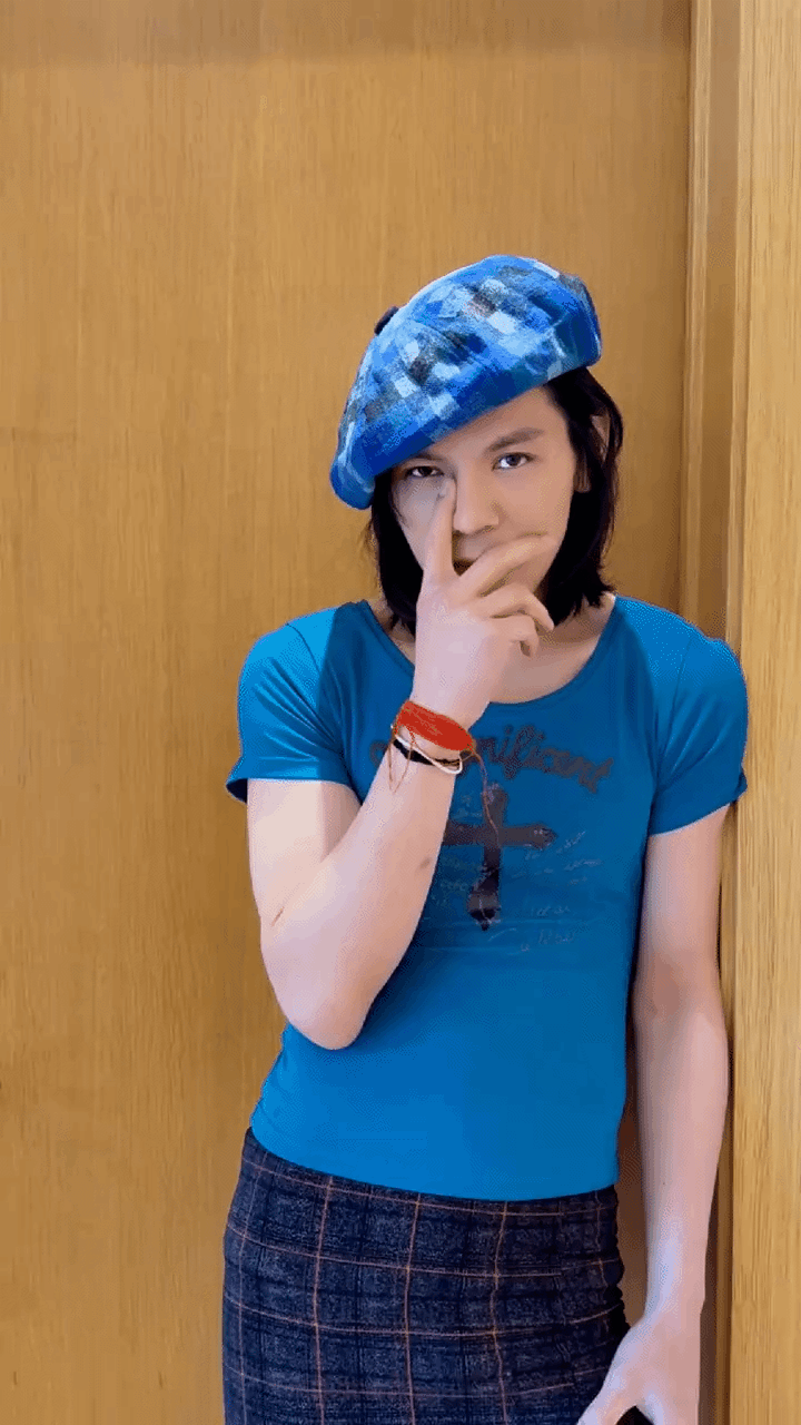 向佐在女装赛道强得可怕  爱看男明星穿女装的有福了[doge] 