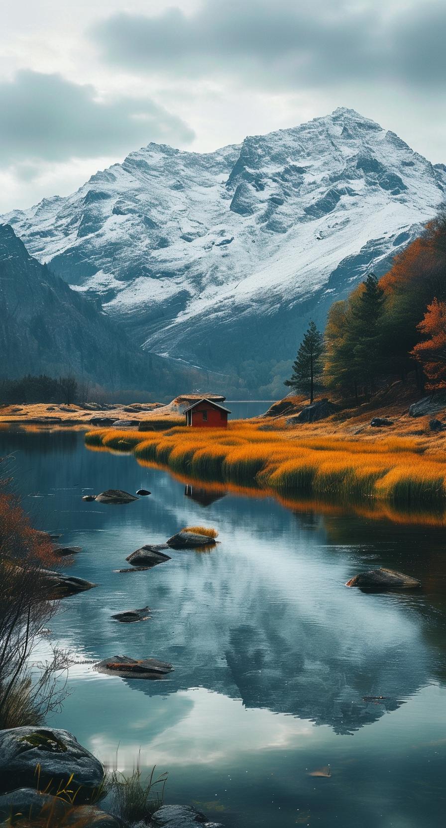 看到“半江晓雾轻舟过”这个上联，意境超美，脑海里瞬间就浮现出一幅画面：清晨，江面