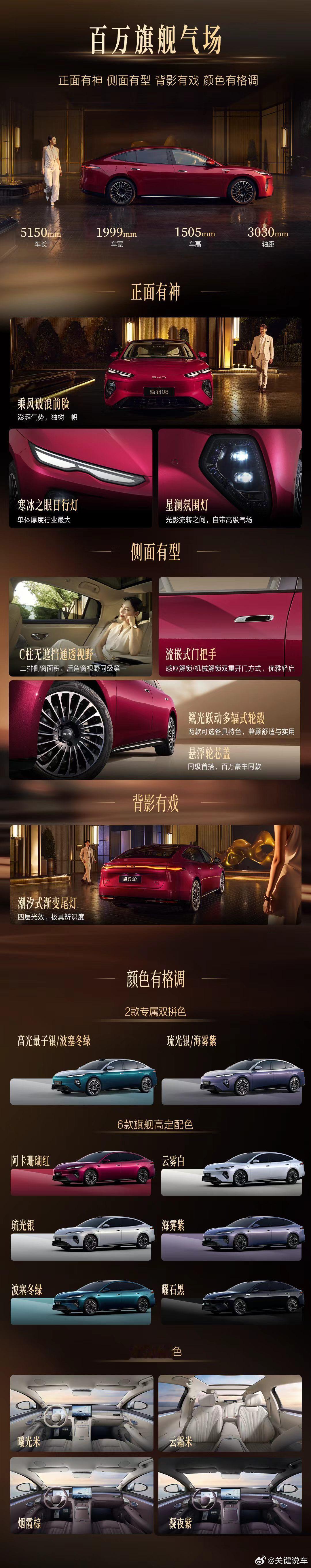 海豹08旗舰新贵一步到位官方指导价19.69万元-23.99万元30万以内最全能
