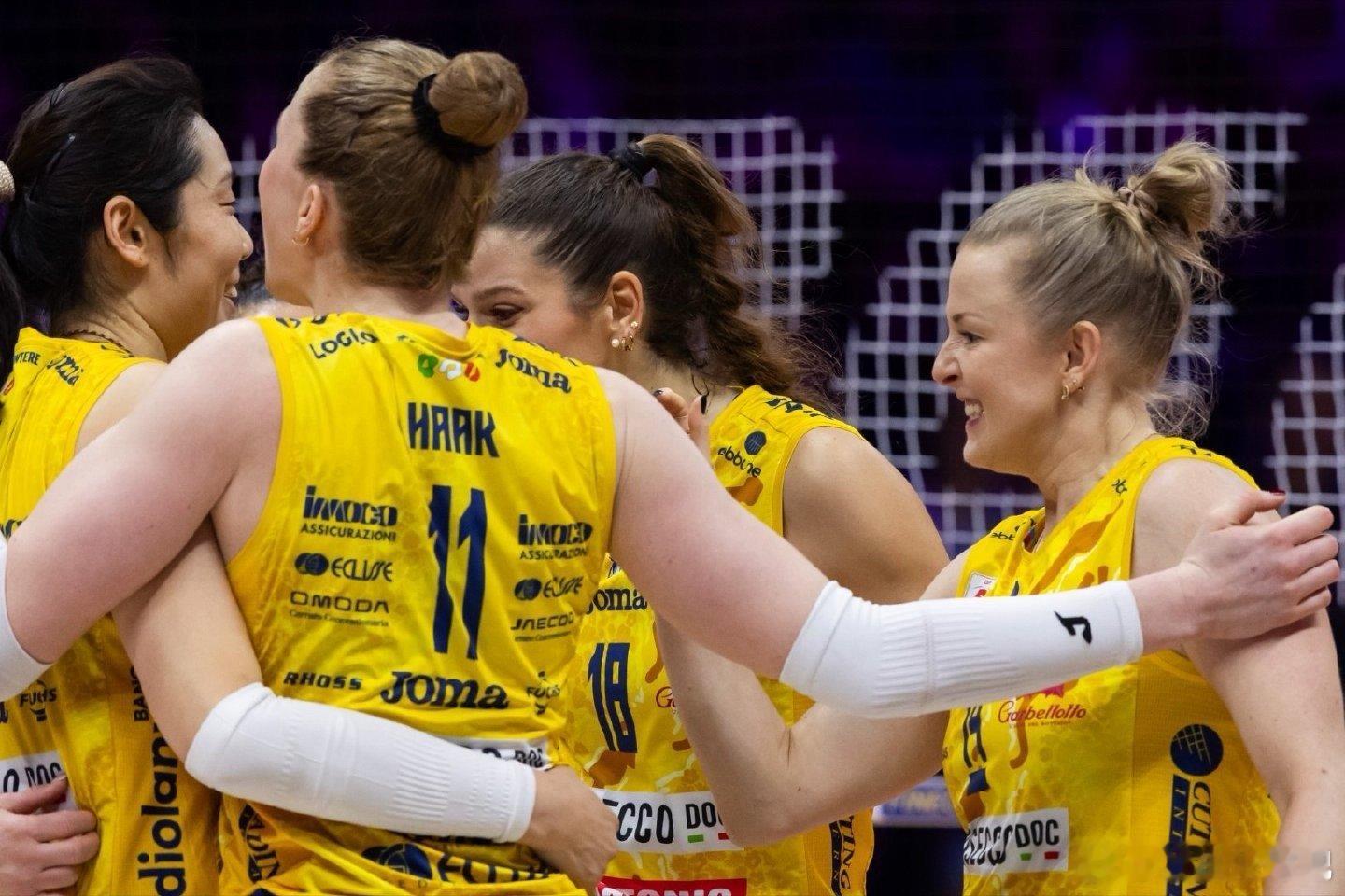 朱婷掌上明朱 一路婷你 【2025-26意大利女排杯决赛预告】队伍：科内利亚诺 