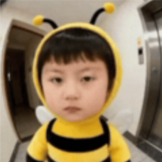 被这个小蜜蜂萌晕了… ​​​