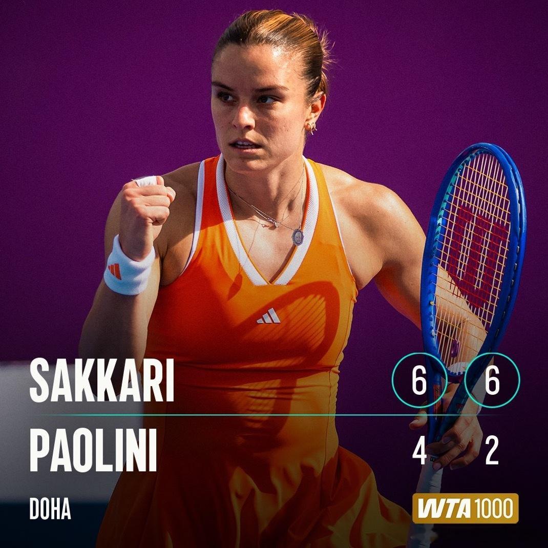 WTA多哈 “诡事录”今天多哈赛场冷风飘，4号种子高芙不敌科恰雷托🇮🇹；6号