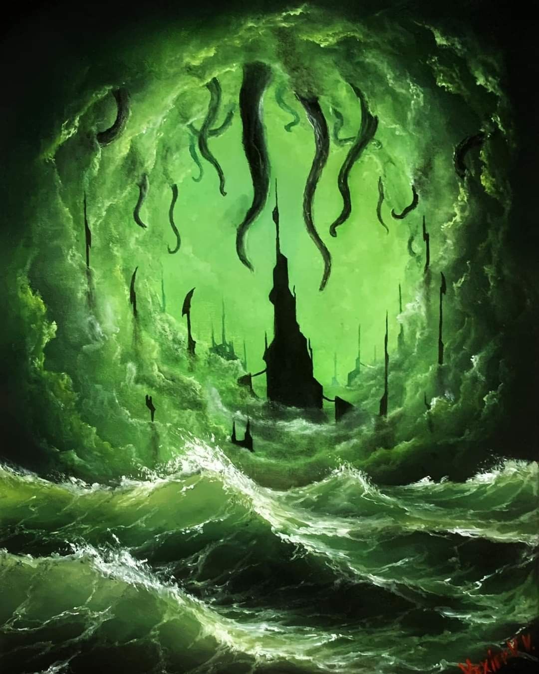 克苏鲁神话 拉莱耶by DegeneArt 