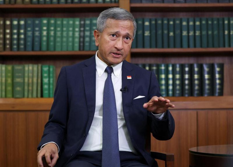 新加坡外交部长维文日前接受路透社采访时被问到：“是否认为中东局势可能在亚洲引发另