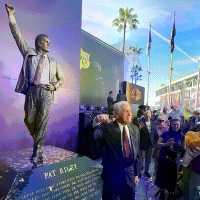 湖人延续了重要活动输球的传统：帕特-莱利雕像揭幕，科比8号雕像揭幕，库珀21号球