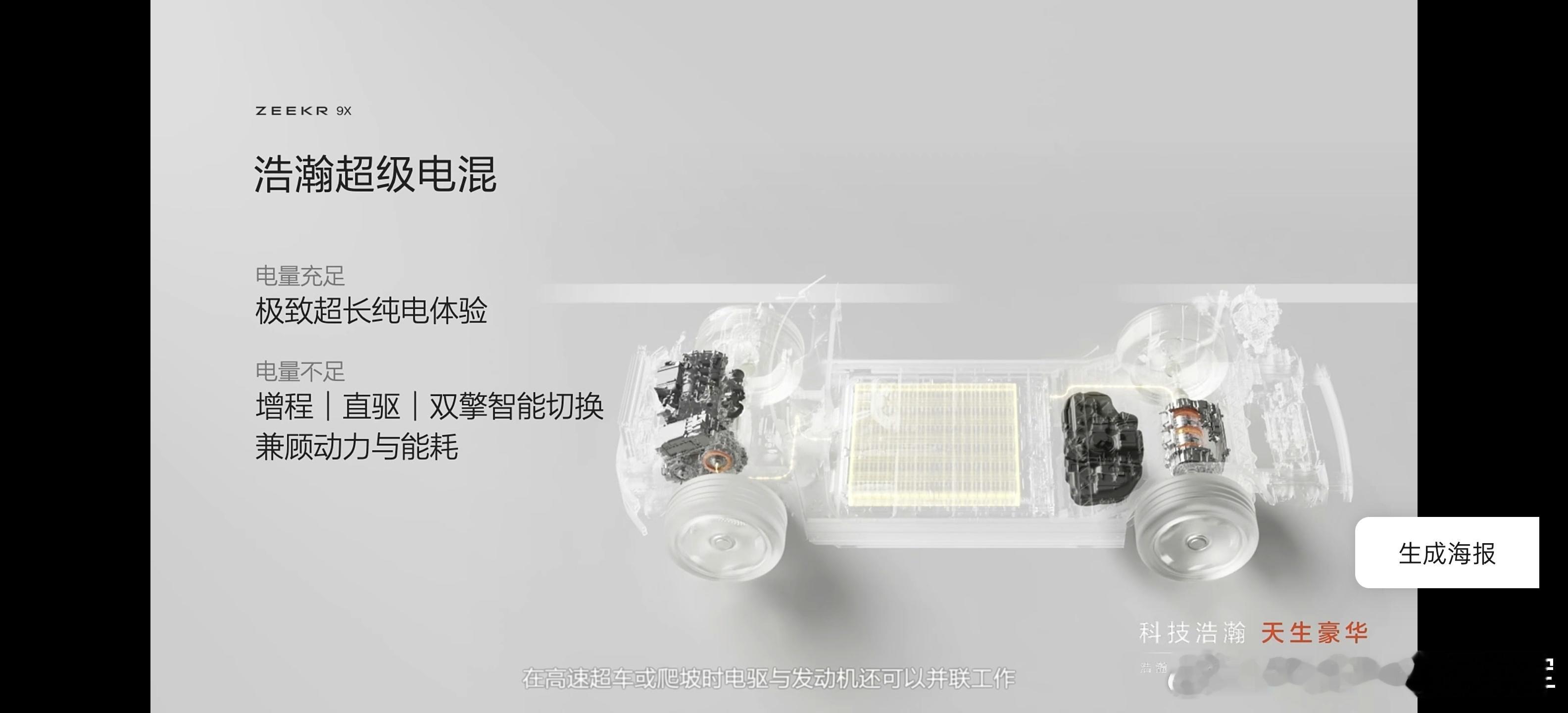 极氪9X重新定义旗舰SUV这就是大企业架构的底蕴，増程/插混/直驱我都要[666