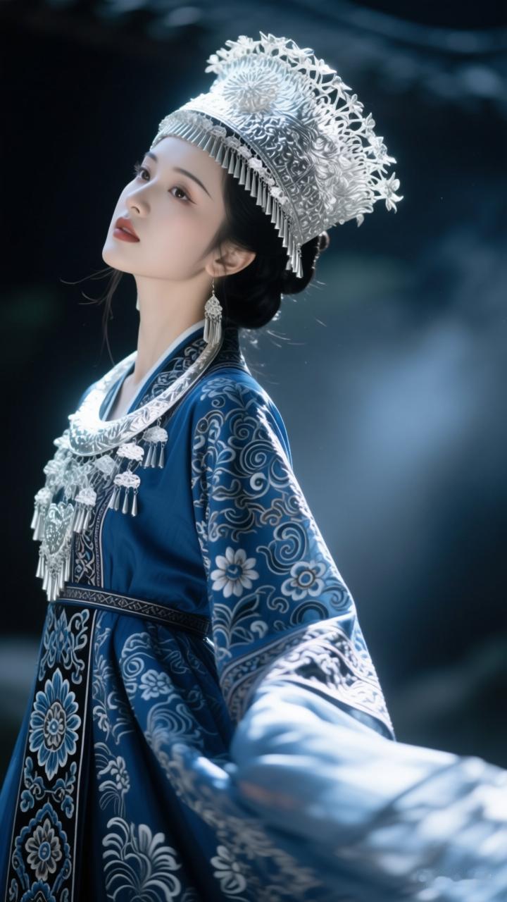 什么样的穿搭可以成为气质女神? 穿越千年的蓝衣美人，惊艳了时光