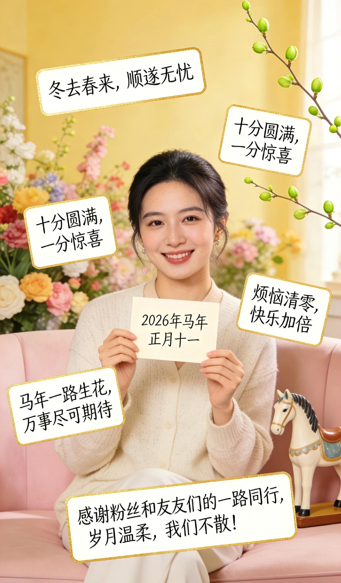 🍃正月十一 冬去春来，顺遂无忧。
十一，是“十分圆满，一分惊喜”。
愿余下的日