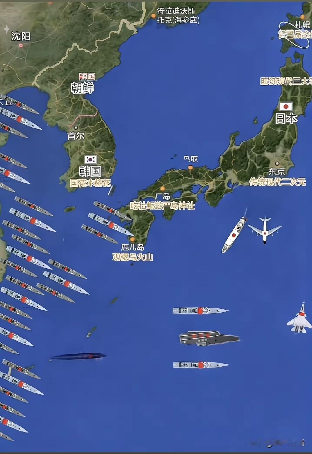 辽宁舰航母编队穿越宫古海峡，奔赴西太平洋开展训练。
训练期间，辽宁舰弹射歼 - 