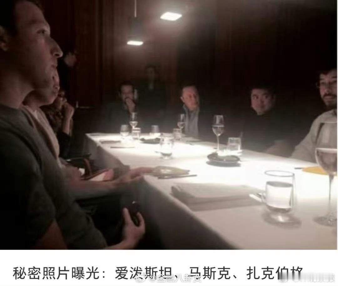 爱泼斯坦案秘密照片曝光马斯克和扎克伯格也出现在爱泼斯坦的酒桌上，会回应么