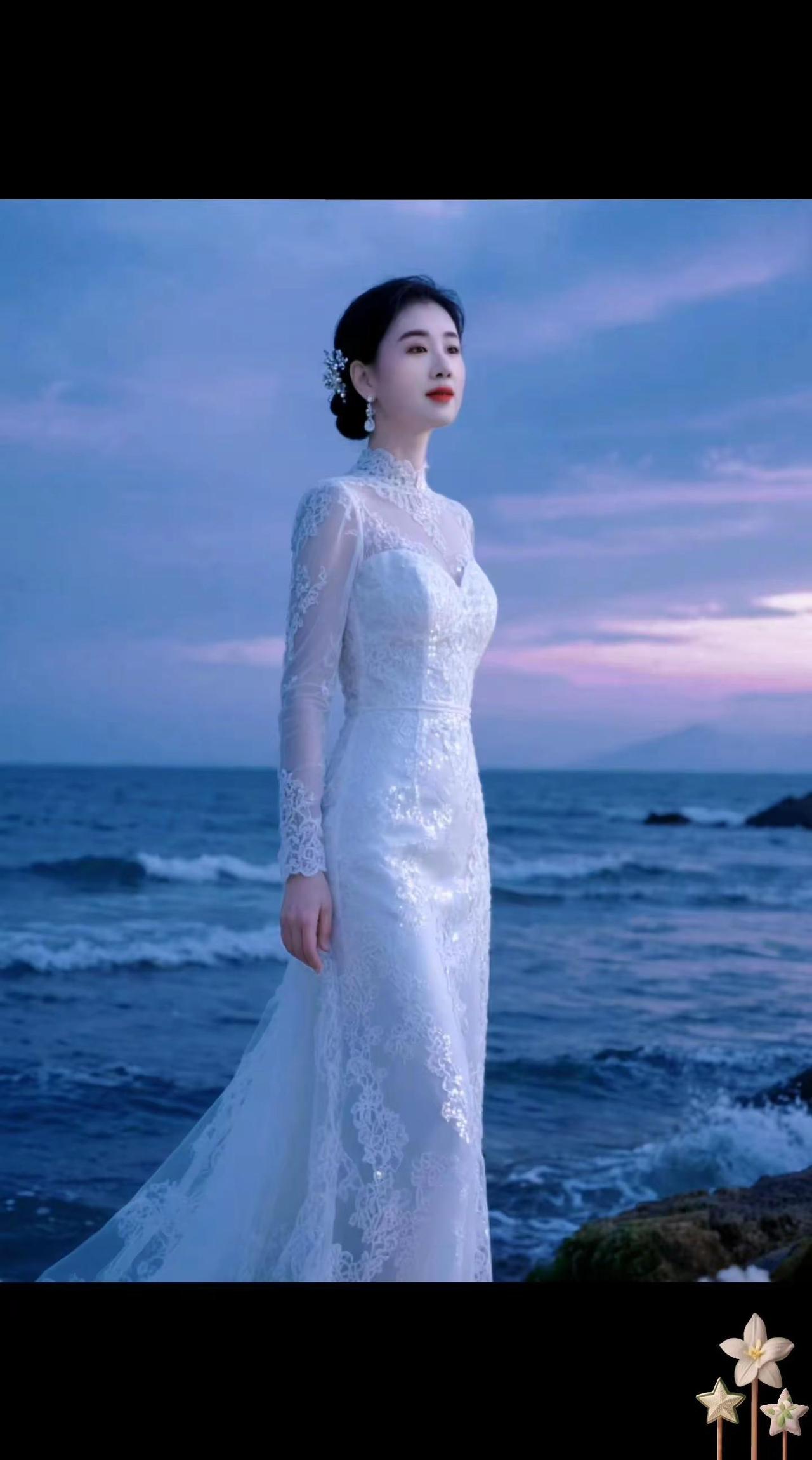 1. 面朝大海，心自安然。海浪治愈所有心事，万般烦恼，皆随潮起潮落散去。2. 借
