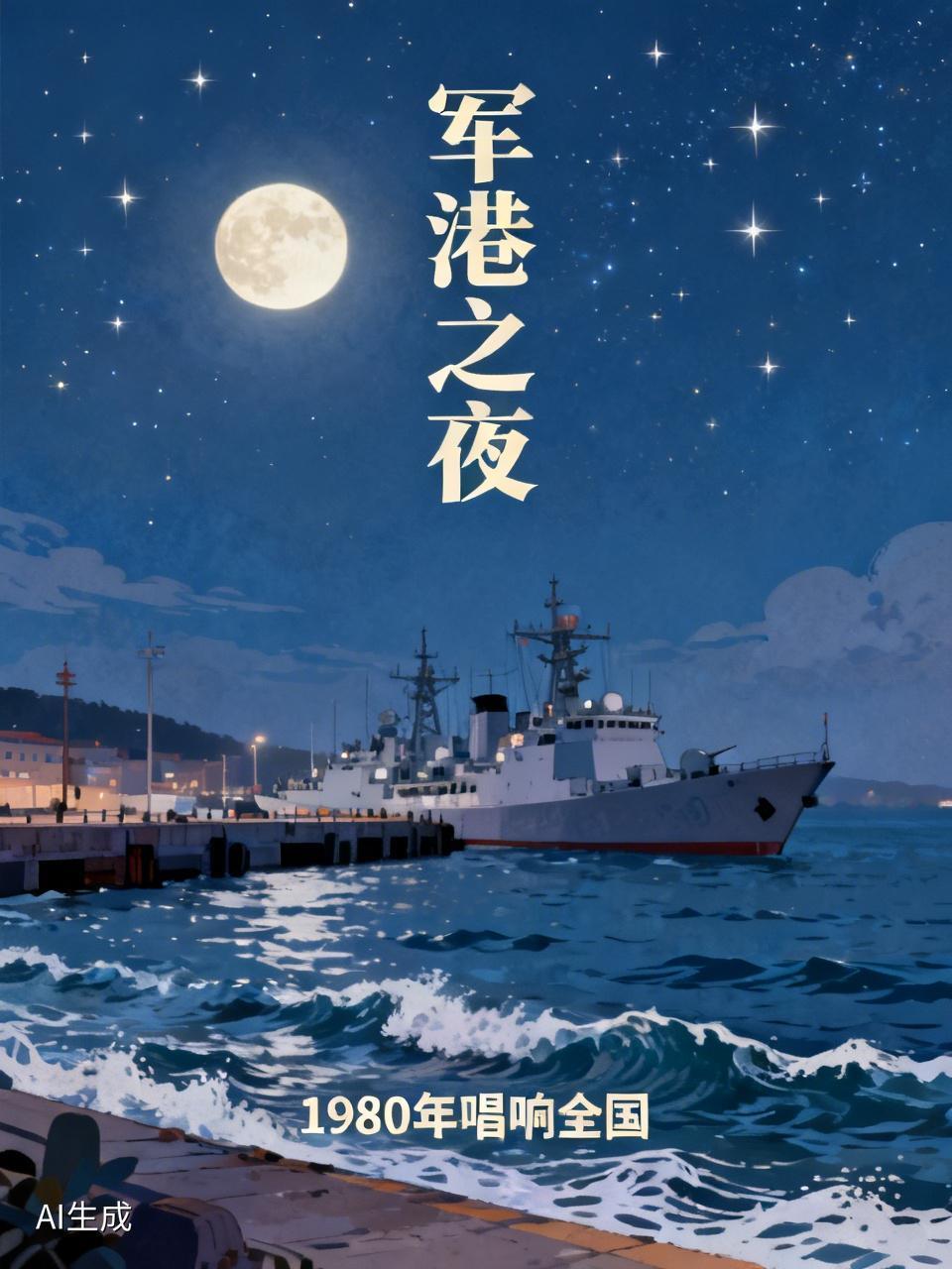 【歌曲《军港之夜》何时唱响全国】
        歌曲《军港之夜》于 1980年
