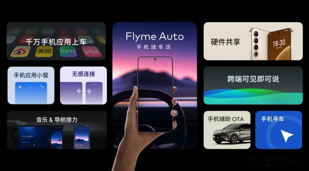 魅族Flyme Auto 2.0将在3月份发布，不知道魅族22是否会一起发布呢？