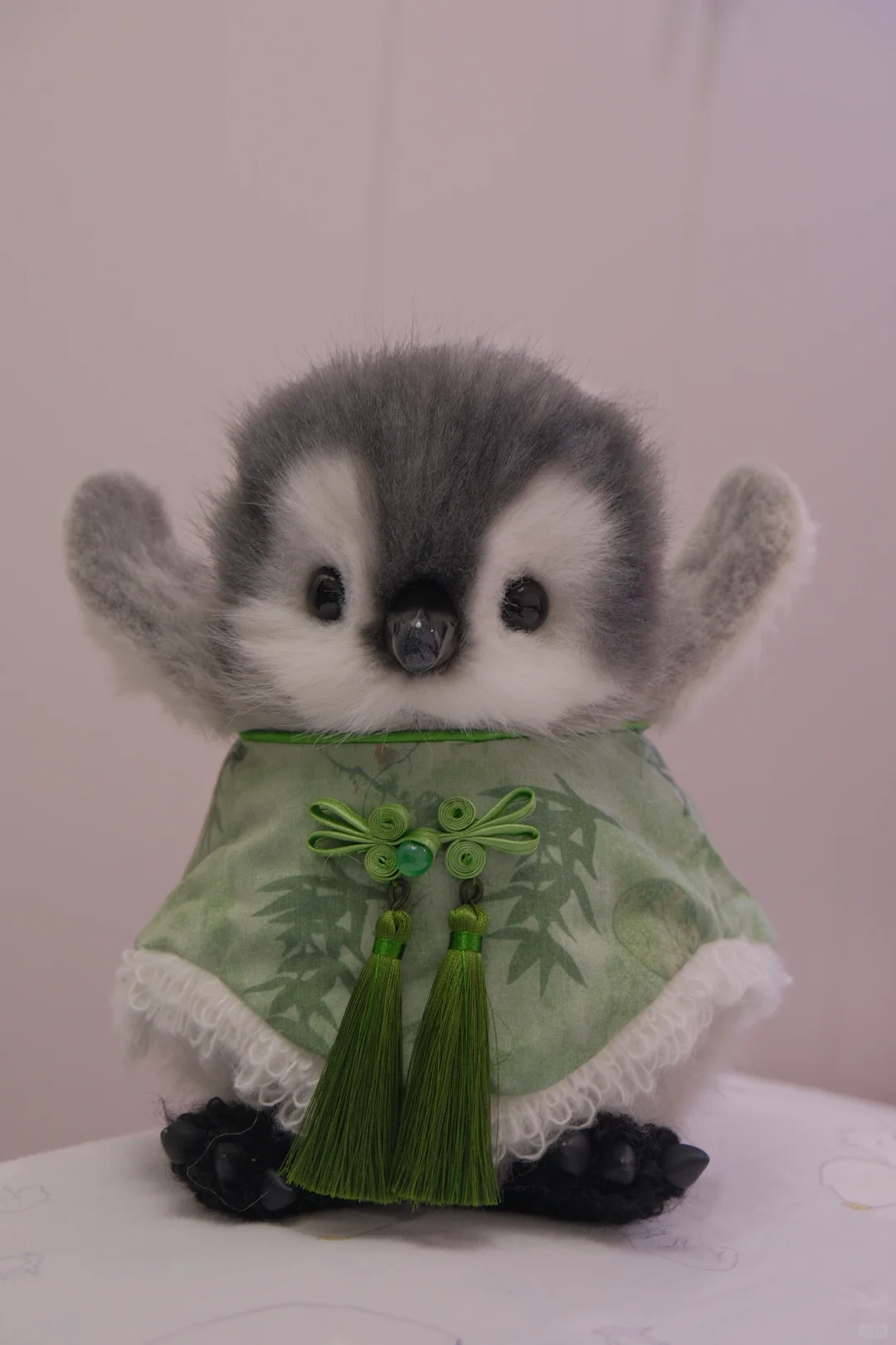 🐧宝宝你穿上衣服好像有点憨憨