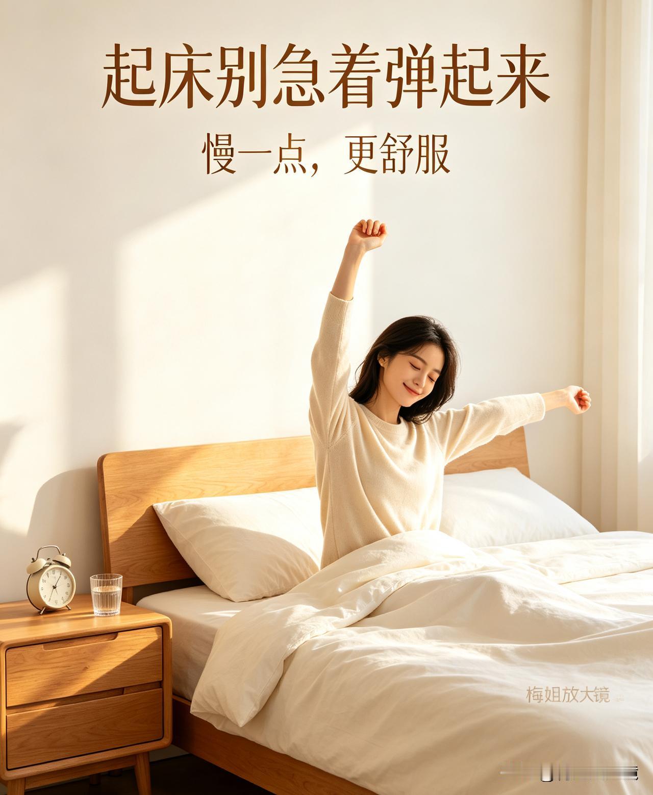 早上起床猛地弹起身，正在悄悄耗损身体
 
姐妹们，有没有发现？
很多人早上一睁眼