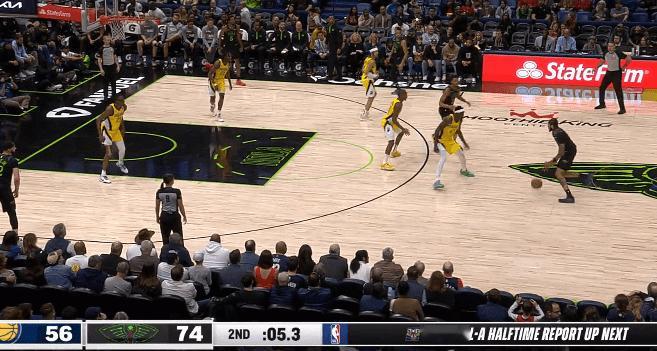 NBA赛场镜头：在篮球比赛里，绝杀球和压哨球是最令人无奈的！
  随着鹈鹕墨菲接