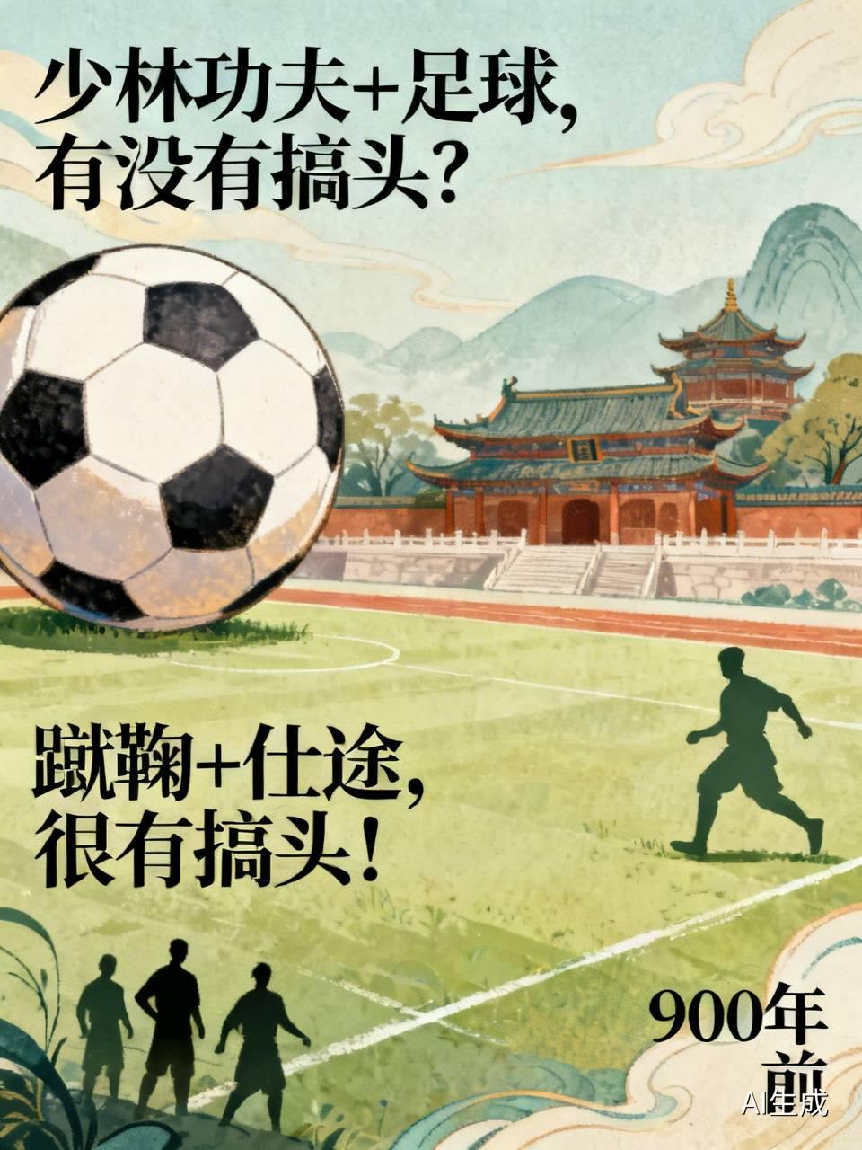少林功夫+足球，有没有搞头？
时隔25年，
星爷电影里的台词又火了。
而在900