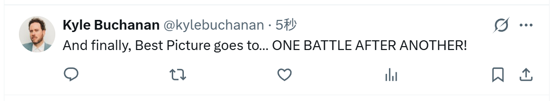 TNABO 奥斯卡最佳影片：《一战再战》！！！！！！奥斯卡