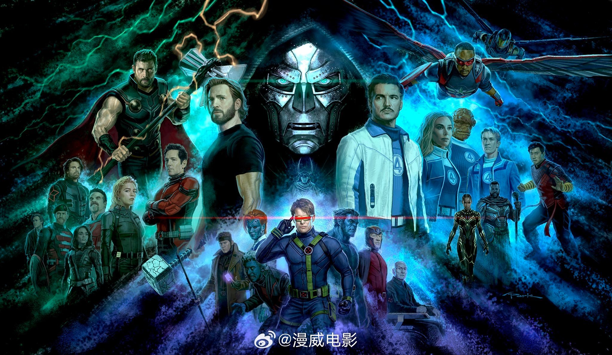 漫威今天的SDCC活动，据说有超过30位演员出席！！！就快开始了。 