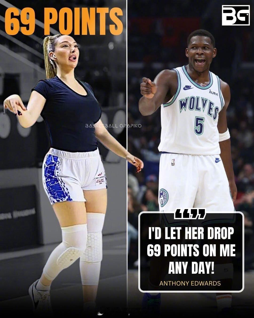 兵器影像 土耳其篮球女运动员西迈·纳兹·厄格特在最近的一场比赛中狂砍69分，震惊