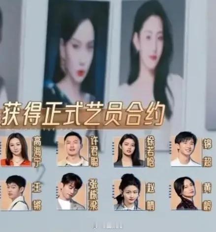 《无限超越班2》已告一段落，最终敲定八位艺员获得正式艺员合约。黄龄、赵晴、许君聪