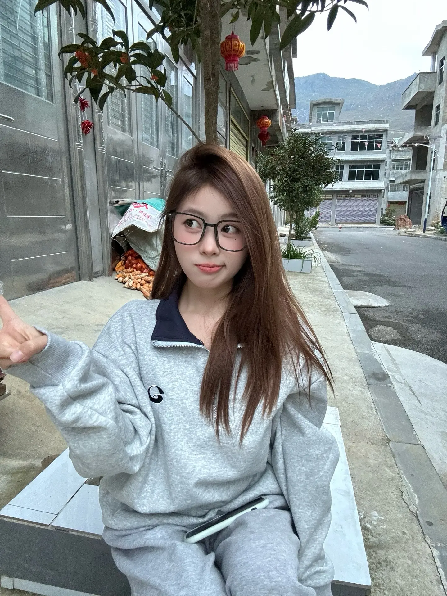 我爱我的发色。
