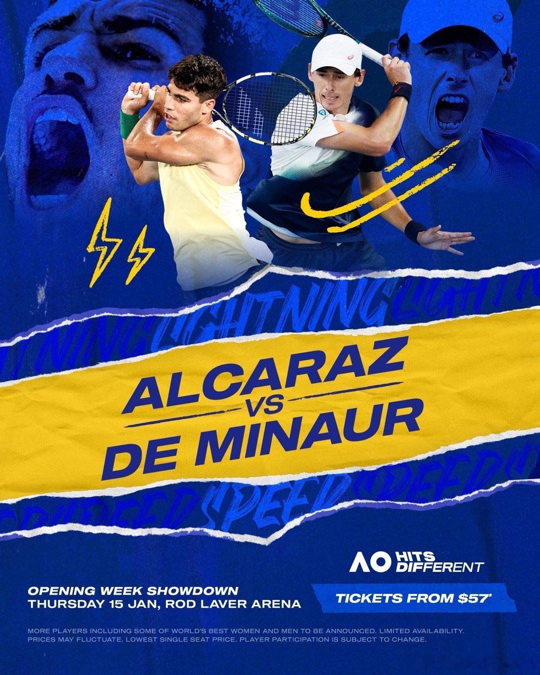 澳网2026 新赛季还没开始，年度首项大满贯赛事澳网就开始造势了，今年澳网继续推