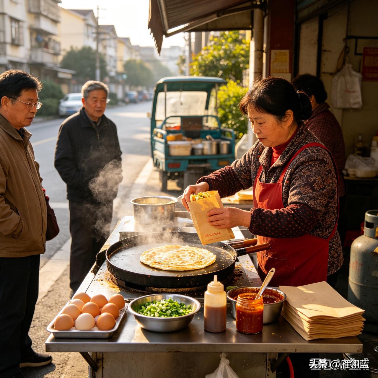 别再天天路边买手抓饼了，真相太现实

很多人早上起不来、懒得做饭，习惯随手在路边