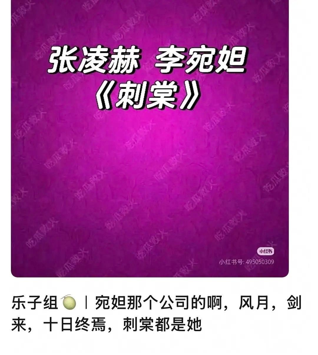 李宛妲其实有点危险，如果剧播的好，还能分一杯羹，如果扑了感觉要背锅挨骂，还没几根