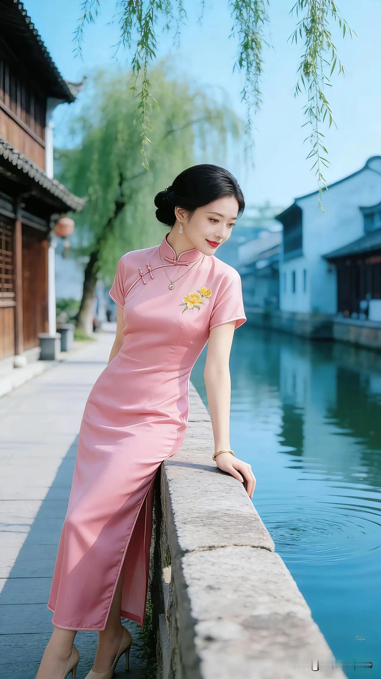 细雨酥润添秀色
 春风拂面暖融融
绿水青山暖人间 
天人合一反朴真。