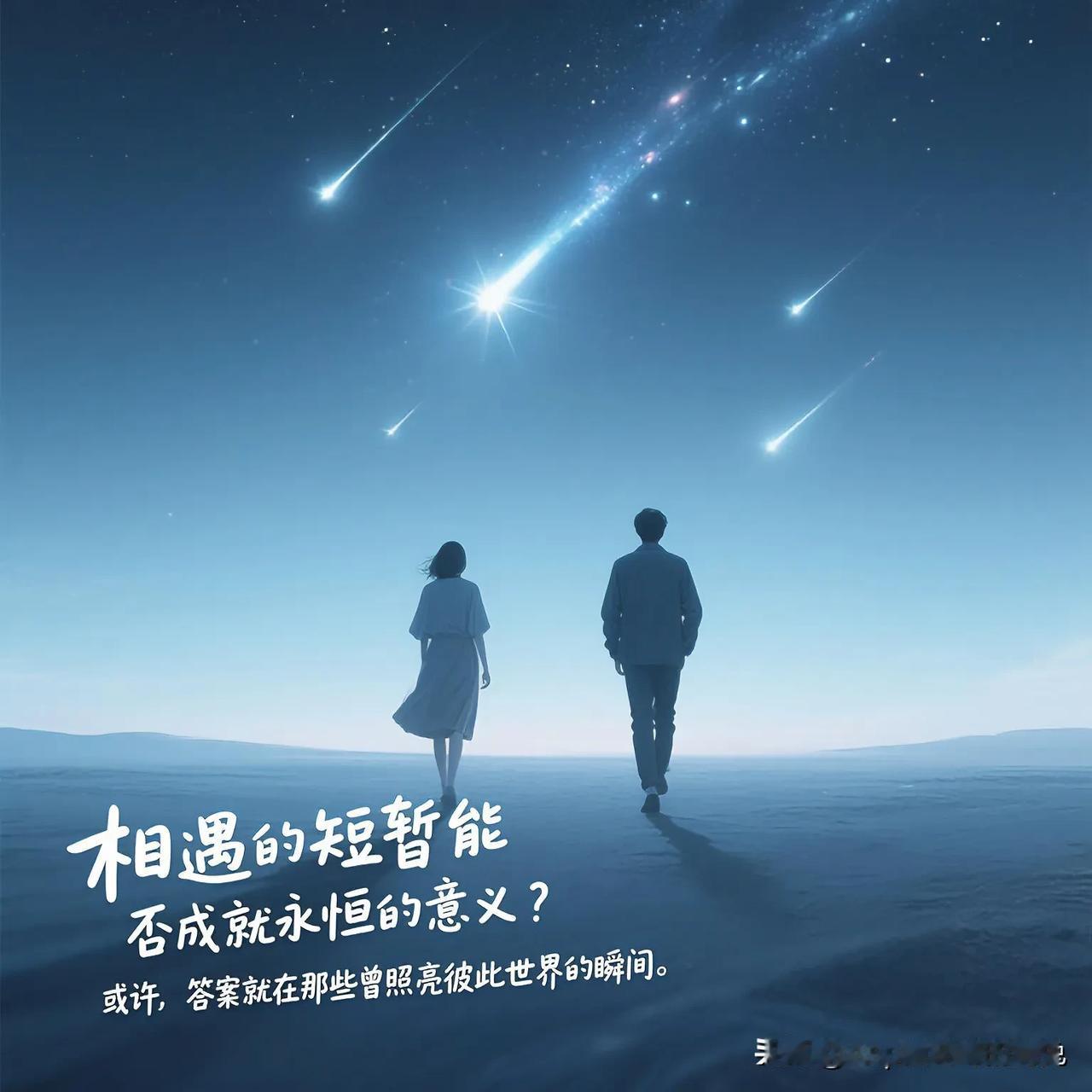 相遇的短暂能否成就永恒的意义？或许，答案就在那些曾照亮彼此世界的瞬间。
在人生的