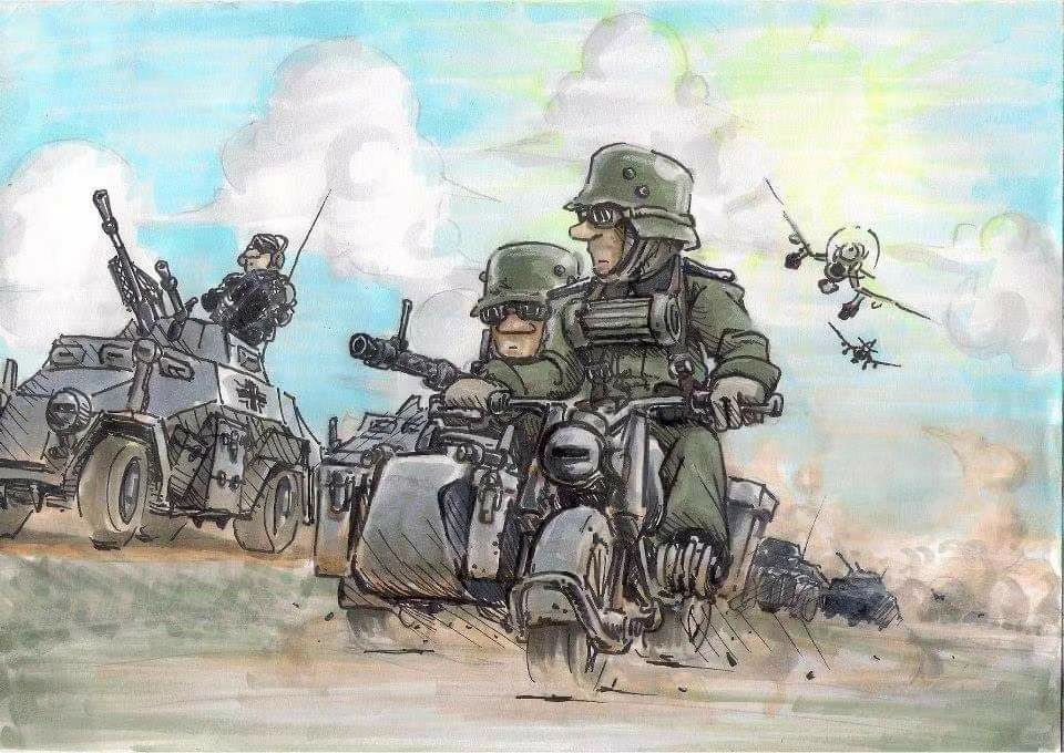 1941年奔驰在东线平原上的R75斯图卡222