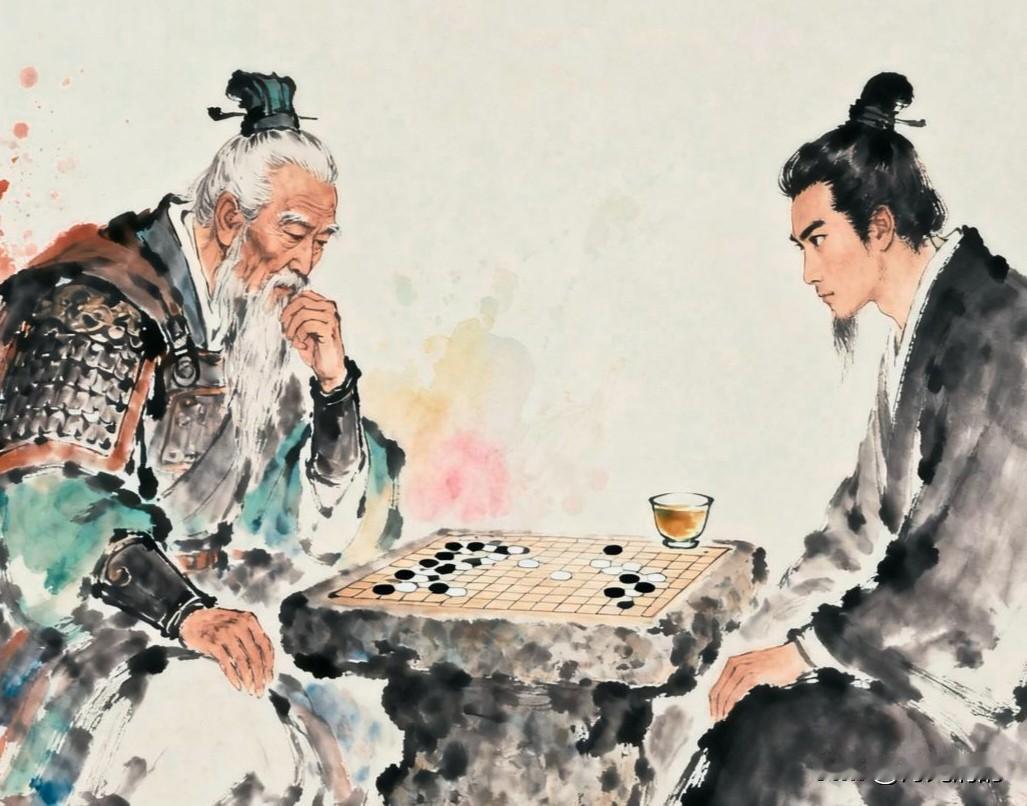 汉十一年，黥布造反，刘邦要亲征。出兵之前，张良来送行。他说的话很简短：“陛下此去