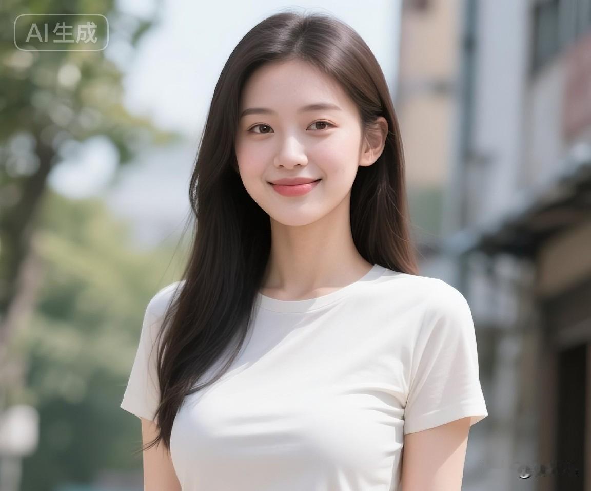 风很轻，云很淡，她很美。