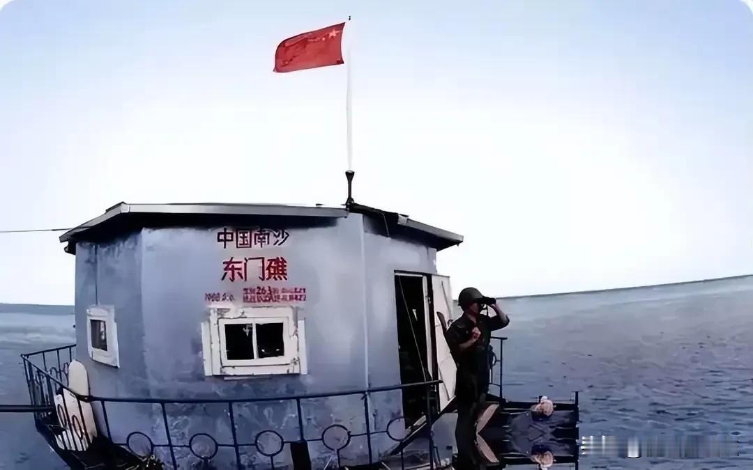不用一枪一弹，中国用28年，在南海造出一座海上国门——美济岛。
曾经涨潮就淹没的