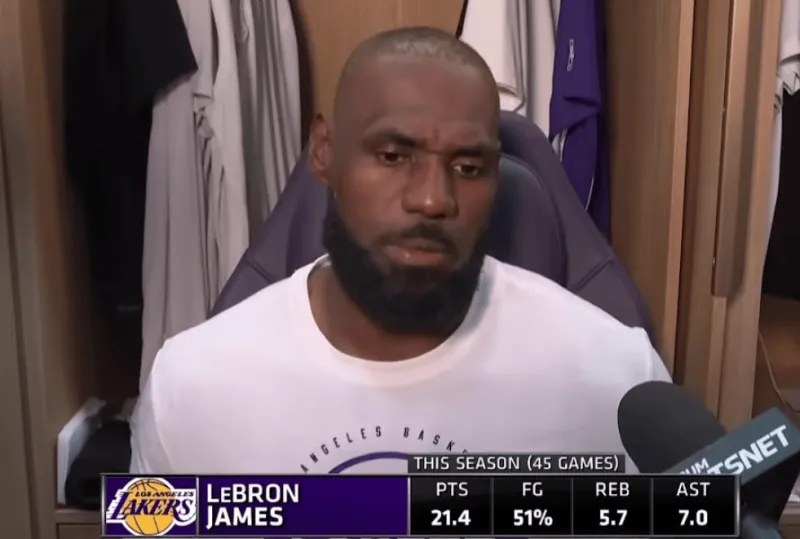 詹姆斯采访全文：当你变老时，会比以往任何时候更珍惜当下！今日NBA常规赛，洛杉矶