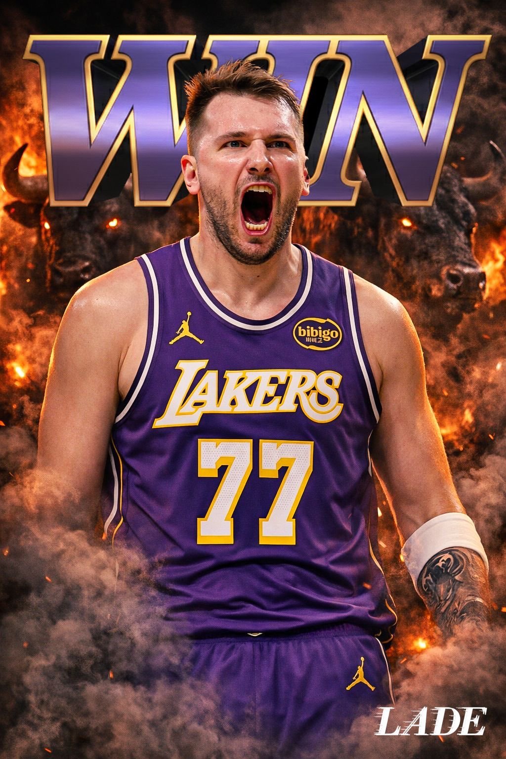 卢卡在芝加哥上演46分大师课🔥湖人队以129-118击败公牛队，在8场客场之旅