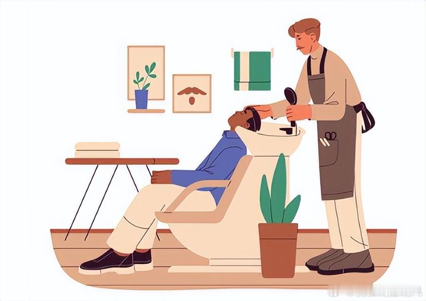 【网红洗头日】理发店史诗客流：年轻人幽默演绎；对抗年味已变淡【内容提要】中国“全