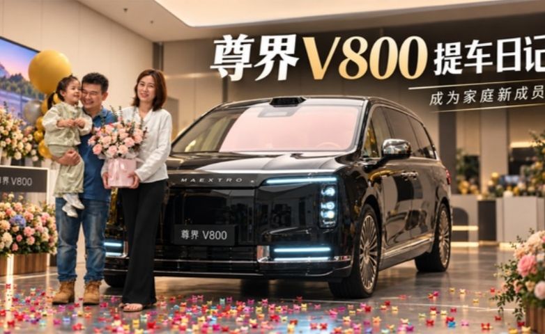 尊界V800 提车日记：尊界相伴 家和路长