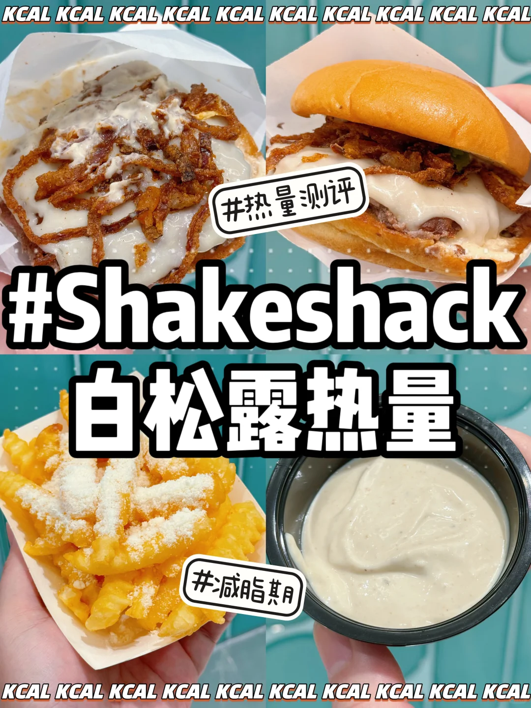 shakeshack热量测评‼️新品🆕白松露牛肉堡🍔