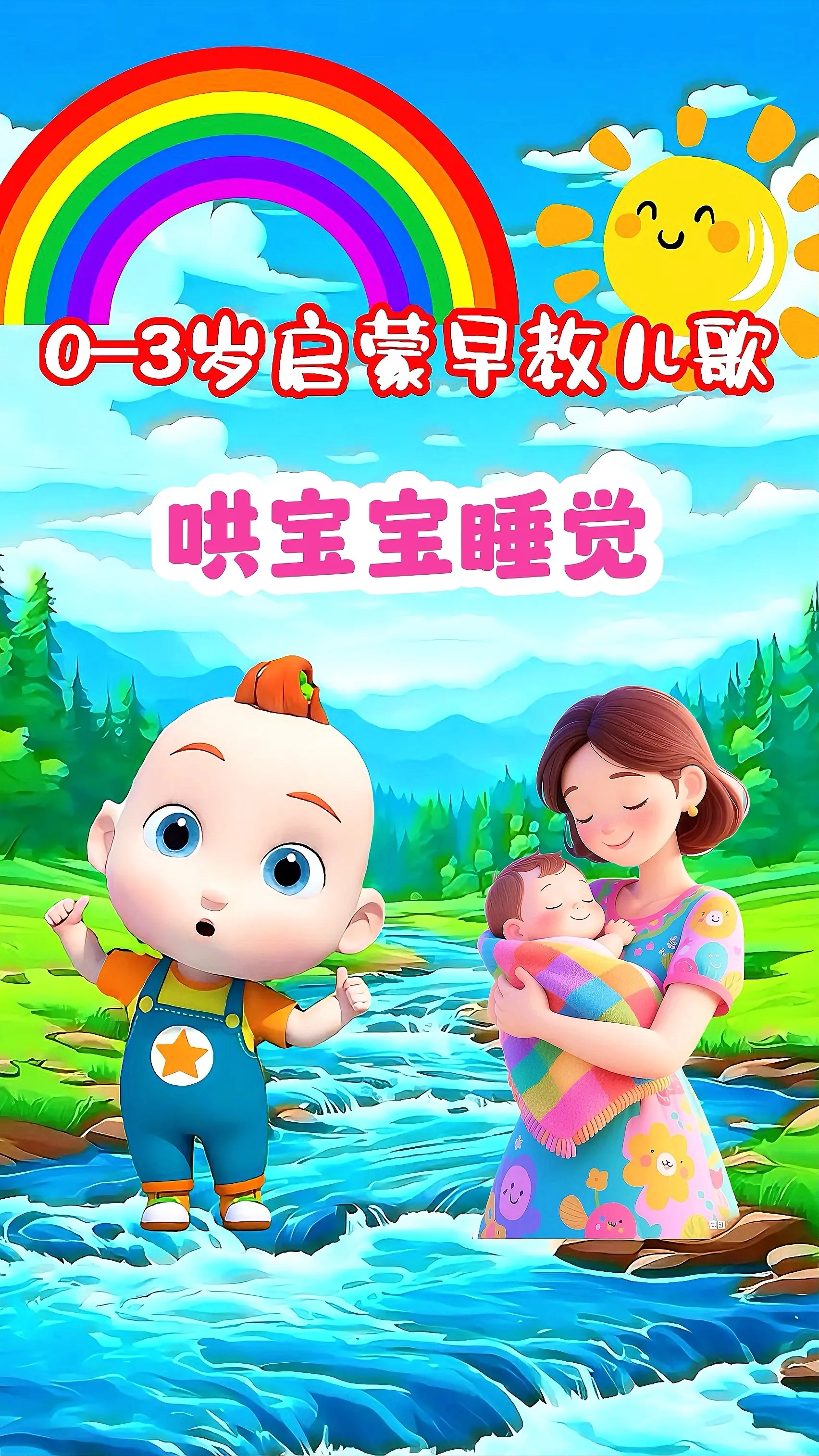 宝宝启蒙早教儿歌动画《哄宝宝睡觉》
