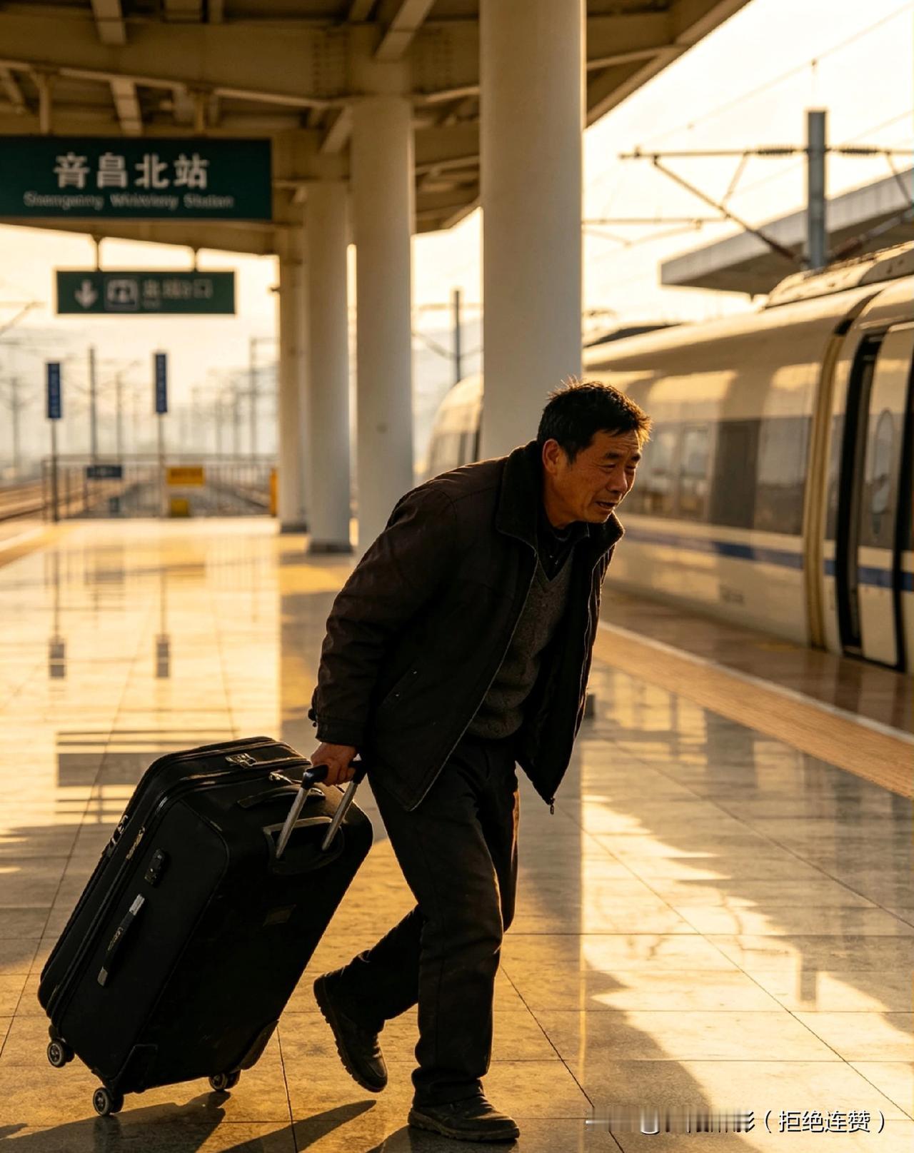 南充北站升级改造中，长途进出站通道暂无电梯，步行全程耗时十几分钟，携带大件行李出