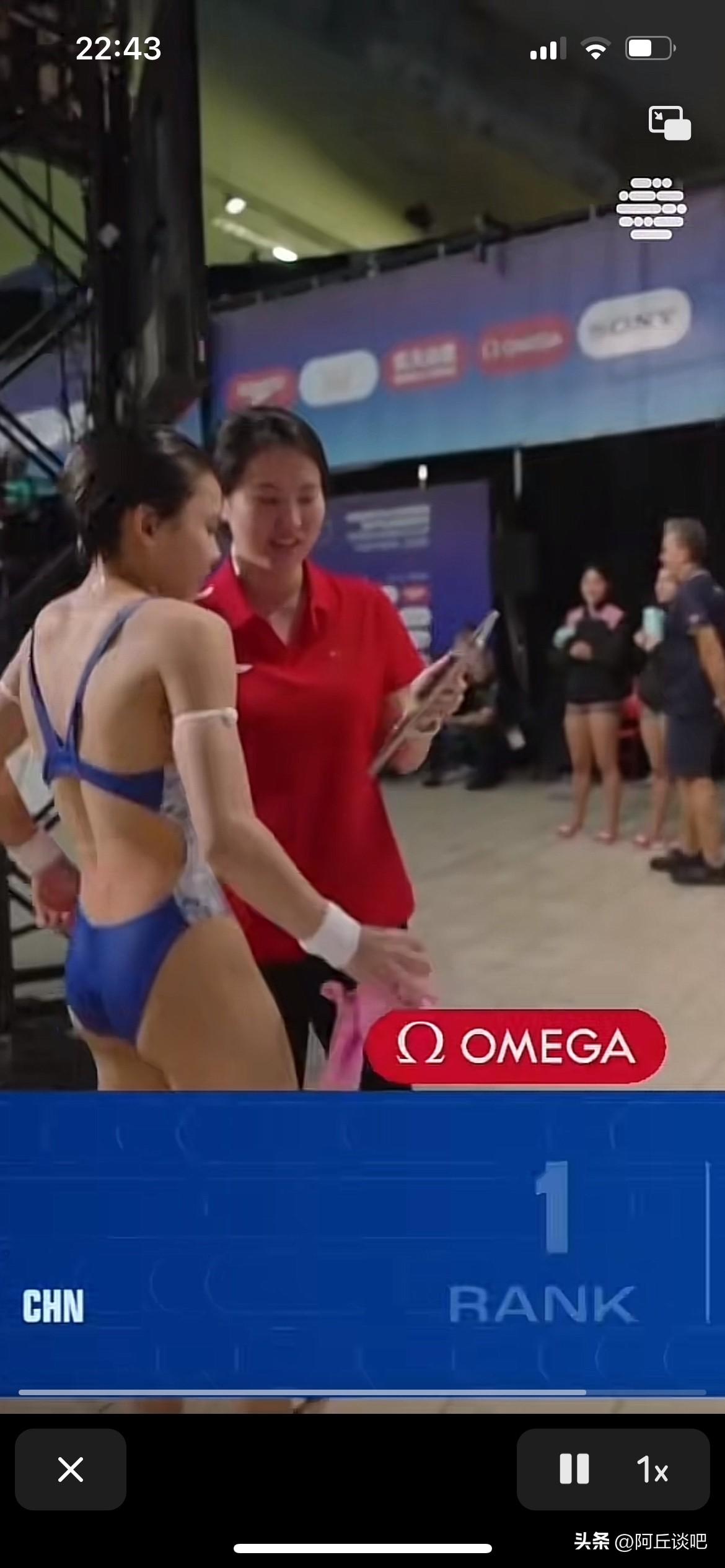 惊喜，全红婵有接班人了，“水花消失术”又有一位小师妹横空出世，何威仪跟陈若琳功不