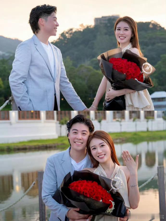 港姐王菲订婚我还以为是王菲和谢霆锋订婚了.......话说他俩这恋爱都谈多久了 